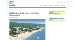 Desktop Screenshot of bulharsko.infonacesty.cz