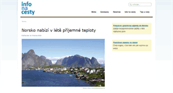 Desktop Screenshot of norsko.infonacesty.cz