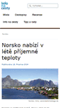 Mobile Screenshot of norsko.infonacesty.cz